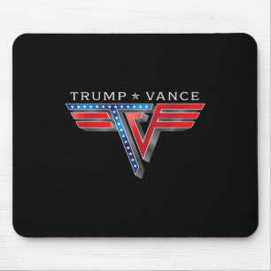 トランプヴァンステレビロッカーロゴヴィンテージトランプヴァンス202 マウスパッド