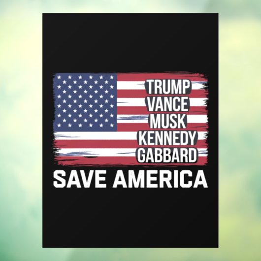 トランプヴァンスムスクケネディガバール2024アメリ救ア ウィンドウサイン (シート3)