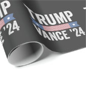 トランプヴァンス選挙醜いクリスマスセーター ラッピングペーパー (ロールコーナー)