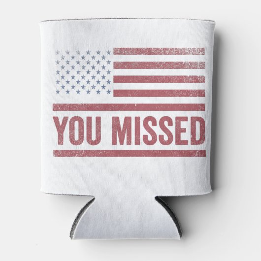 トランプヴァンス選挙醜いクリスマスセーター 缶クーラー (正面)