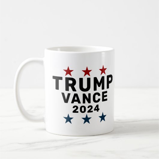 トランプヴァンス2024クラシック年星 コーヒーマグカップ (左)