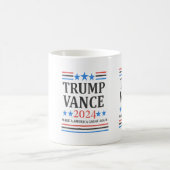 トランプヴァンス2024シャツ コーヒーマグカップ (中央)