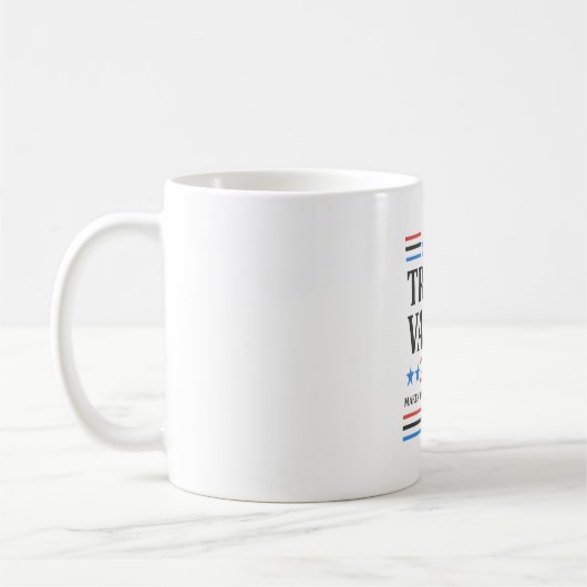 トランプヴァンス2024シャツ コーヒーマグカップ (左)