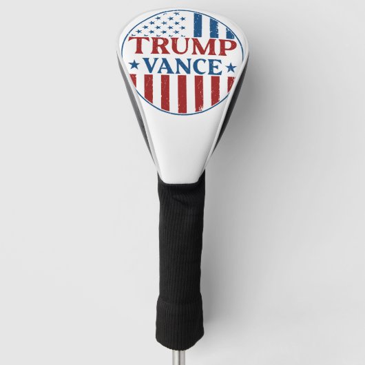 トランプヴァンス ゴルフヘッドカバー (正面)