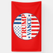 トランプヴァンス 横断幕 (縦)
