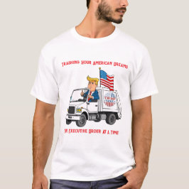 トランプヴァンスMAGAごみトラック Tシャツ