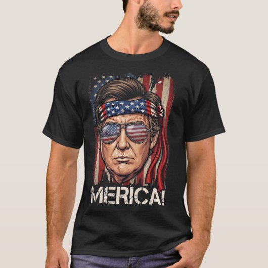 トランプ万歳！ Tシャツ (正面)