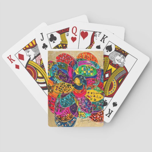 トランプ万華鏡のように千変万化するパターンラブティト トランプ (裏面)