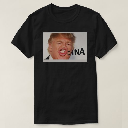トランプ中国マスク Tシャツ (デザイン正面)