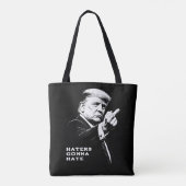 トランプ中指2026ミーム面白い トートバッグ (裏面)