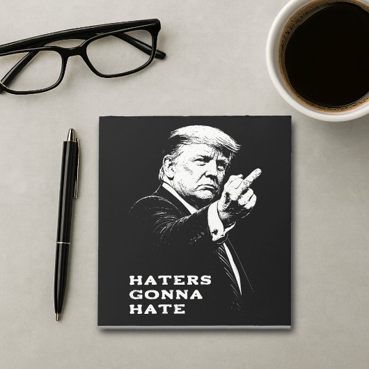 トランプ中指2026ミーム面白い ノートパッド
