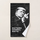 トランプ中指2026ミーム面白い バスタオルセット (ハンドタオル)