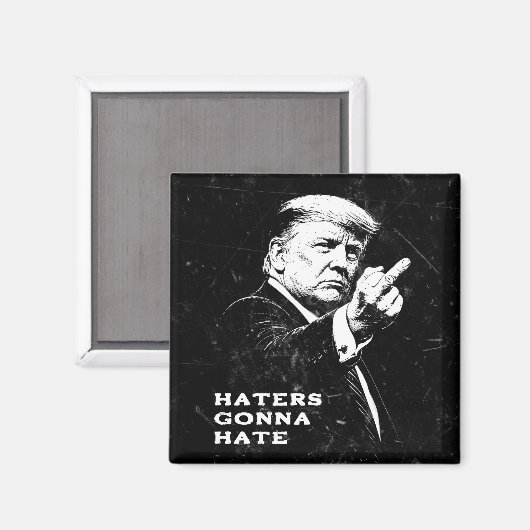 トランプ中指2026ミーム面白い マグネット (正面/裏面)