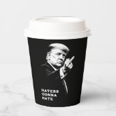 トランプ中指2026ミーム面白い 紙コップ (正面)