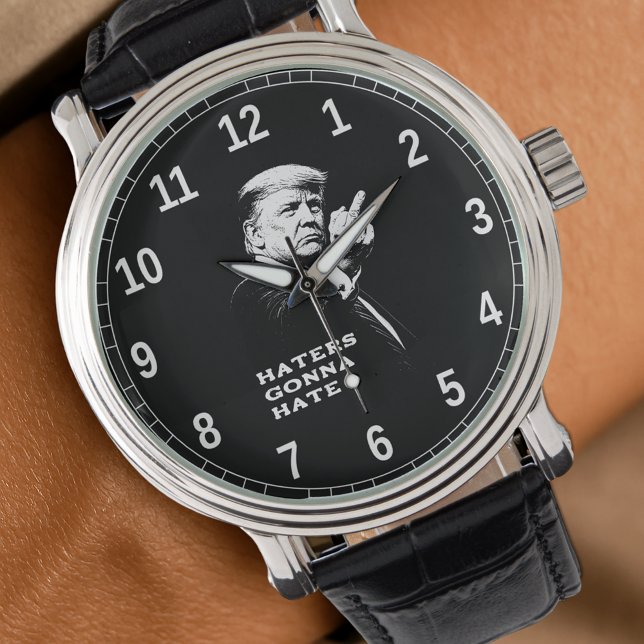 トランプ中指2026ミーム面白い 腕時計 (クリエイターアップロード済み)