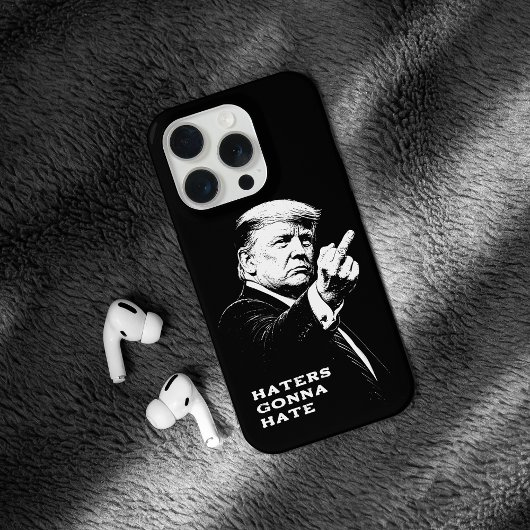 トランプ中指2026ミーム面白い iPhoneケース