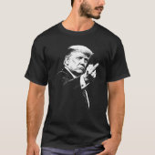 トランプ中指2026ミーム面白い Tシャツ (正面)
