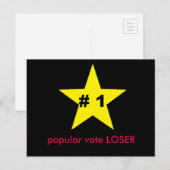 トランプ人気投票で負けた人のアイドゥースポストカード ポストカード (正面/裏面)