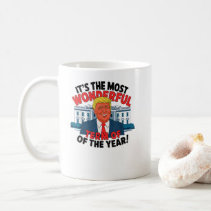 トランプ今年の中で最も素晴らしい期間だ! コーヒーマグカップ