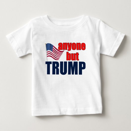 トランプ以外の誰でも ベビーTシャツ (正面)