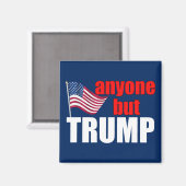 トランプ以外の誰もがおもしろいアンチトランプ マグネット (正面/裏面)