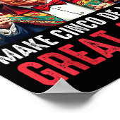 トランプ作りシンコデマ素晴らしヨ ポスター (角)