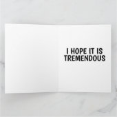 トランプ作り誕生日素晴らし再び巨大誕生日 カード (内部)