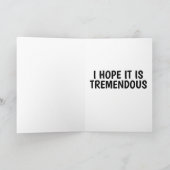 トランプ作り誕生日素晴らし再び誕生日カード カード (内部)