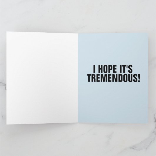 トランプ作り誕生日素晴らし再グリーティングカード カード (内部)