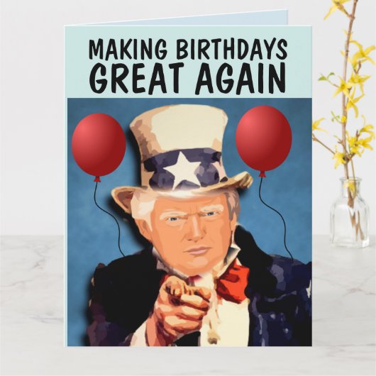 トランプ作り誕生日素晴らし再グリーティングカード カード (黄色い花)