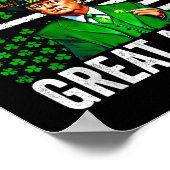 トランプ作りSaint patricks day素晴らし再びトランプSt ポスター (角)