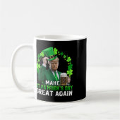 トランプ作りSt patricks day素晴らし再びトランプSt コーヒーマグカップ (左)