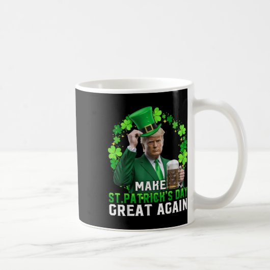 トランプ作りSt patricks day素晴らし再びトランプSt コーヒーマグカップ (右)