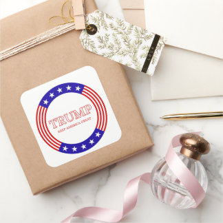 トランプ保アメリカ素晴らし スクエアシール