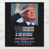 トランプ保アメリーセーフ ワインラベル (シングルラベル)