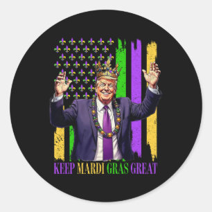 トランプ保マルディグラ素晴らしス ラウンドシール