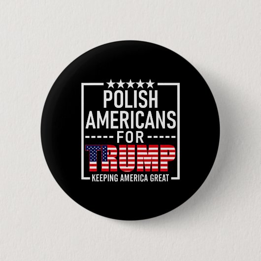 トランプ保守的ギフト2020のアメリカ人の再選 缶バッジ (正面)