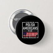 トランプ保守的ギフト2020のアメリカ人の再選 缶バッジ (正面&裏面)