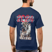 トランプ元海軍ゾウアザラシ檻闘争Pendejo Tシャツ (裏面)