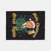 トランプ兄弟とのトランプ恋人メリークリスマス フリースブランケット (正面(横))