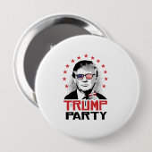 トランプ党 2016 缶バッジ (正面&裏面)