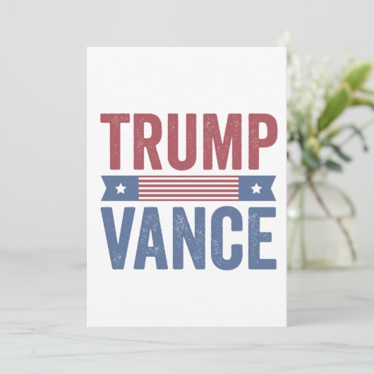 トランプ共和党アメリカ選挙投票ギフト サンキューカード (スタンド正面)