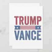 トランプ共和党アメリカ選挙投票ギフト サンキューカード (正面/裏面)