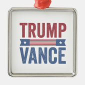 トランプ共和党アメリカ選挙投票ギフト メタルオーナメント (正面)