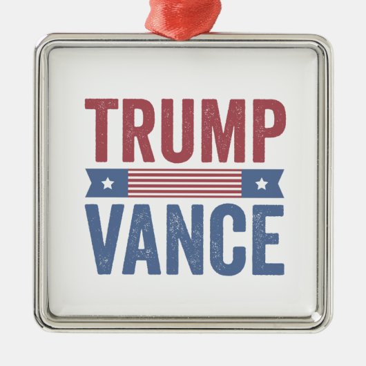 トランプ共和党アメリカ選挙投票ギフト メタルオーナメント (正面)