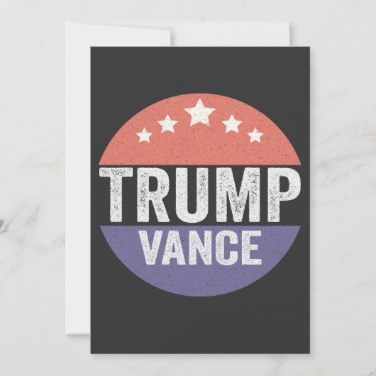 トランプ共和党アメリカ選挙投票ギフト 招待状 (正面)