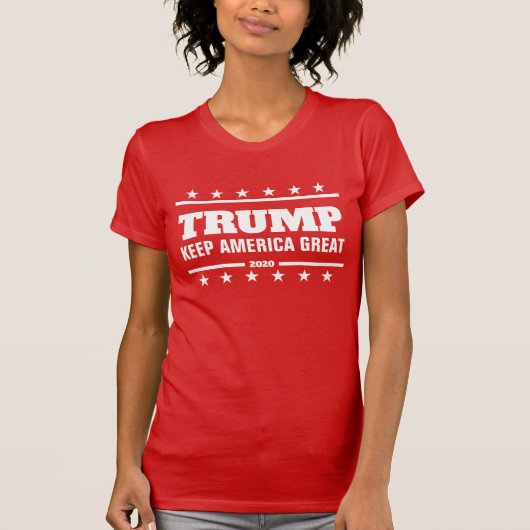 トランプ共和党パーティー投票支援の女性 Tシャツ (正面)