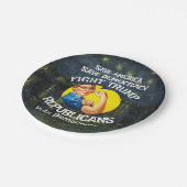 トランプ共和党パーティー誕生日ホリデーボーイズ女の子 ペーパープレート (アングル)