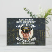 トランプ共和党員が引退して結婚式を挙げる 招待状 (スタンド正面)