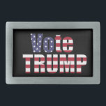 トランプ共和党大統領2024年アメリカ素晴らしに投票 長方形ベルトバックル<br><div class="desc">トランプ共和党大統領2024年米国ウルトラ素晴らしマガ支持者の投票</div>